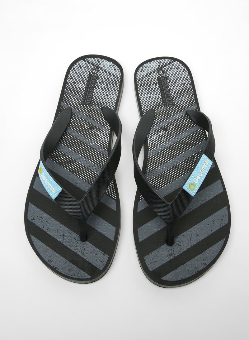 Geoomnii - Vostor Printed Slip On Slipper Grey - Image 1