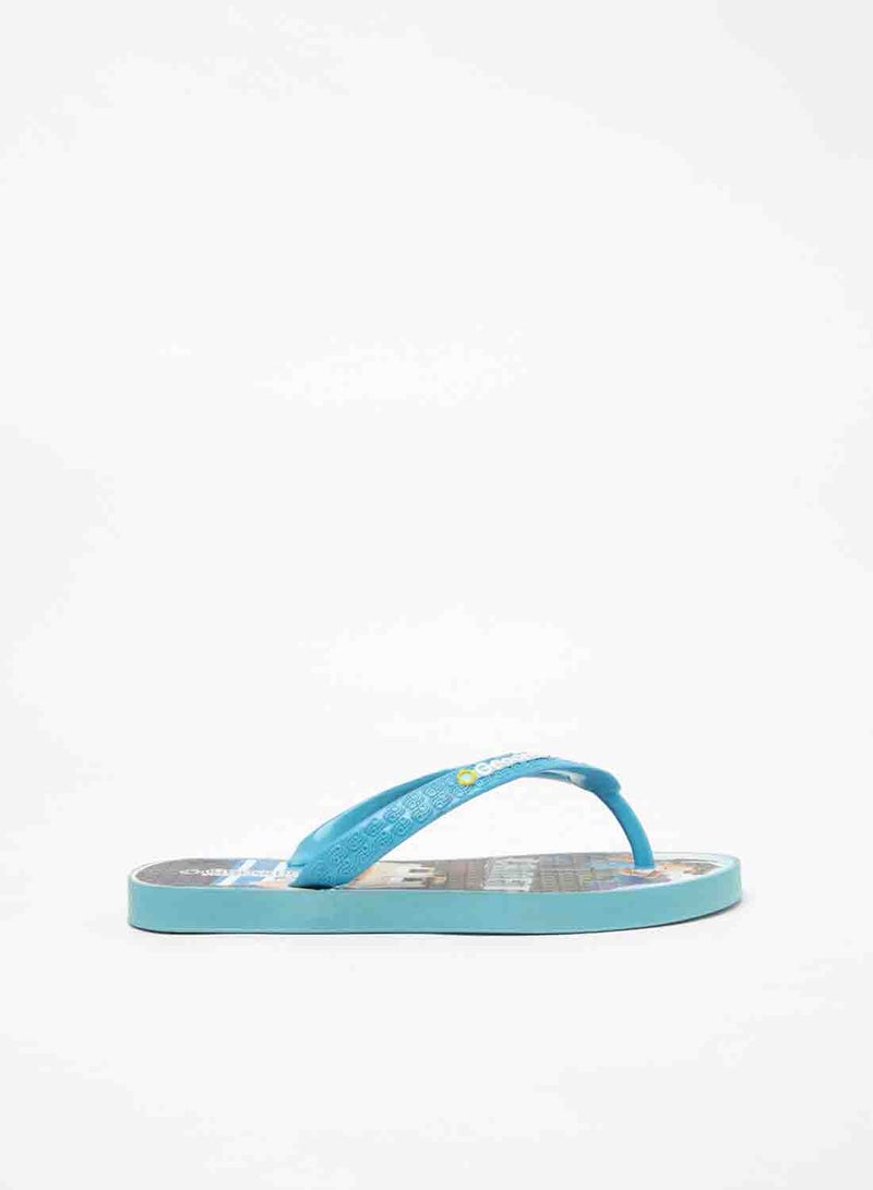 Geoomnii - Keif Printed Slipper Light Blue - Image 1