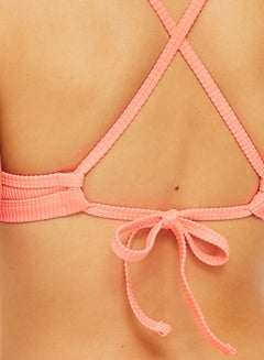 Ardene Ribbed Bikini Bottom Peach  - Image 3
