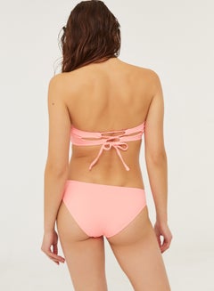 Ardene Textured Bikini Bottom Peach  - Image 2