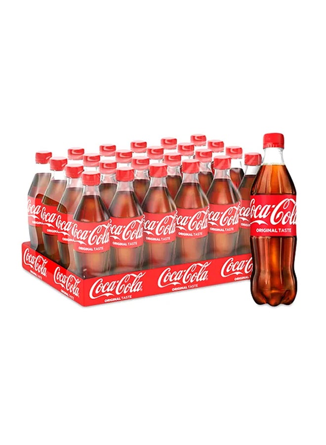Coca-Cola Regular Soft Drink Bottles Pet 500ml Pack of 24