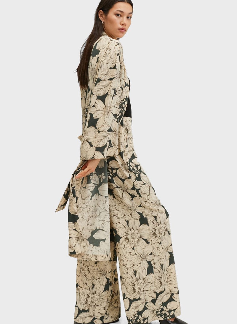 MANGO Longline Printed Kaftan Multicolour  - Image 4