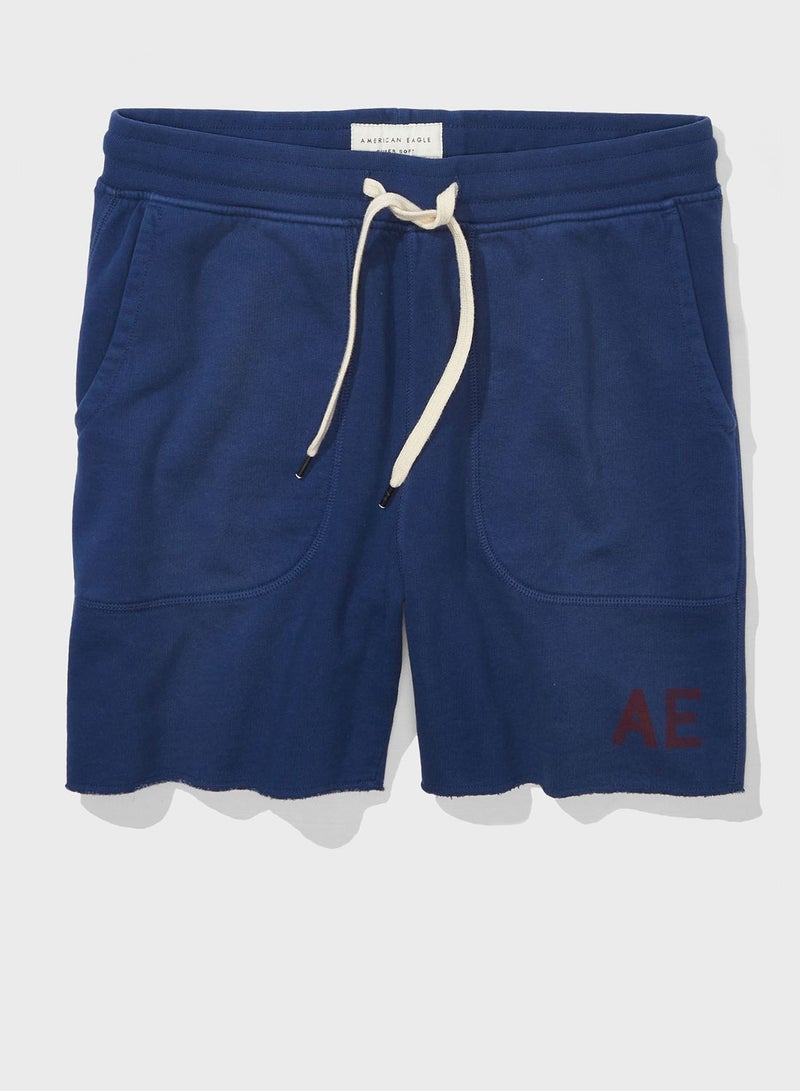 American Eagle Logo Hartford Shorts Blue - Image 3