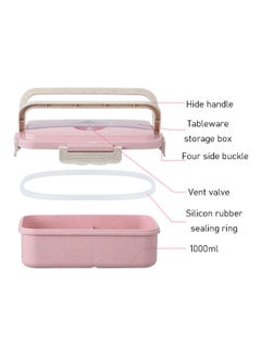 Wheat Straw Microwave Lunch Box Pink - v1646843374/N52871761A_3