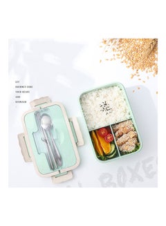 Arabest Wheat Straw Microwave Lunch Box - Green Green 12 x 20 x 7.6cm  - Image 3