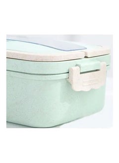 Arabest Wheat Straw Microwave Lunch Box - Green Green 12 x 20 x 7.6cm  - Image 4