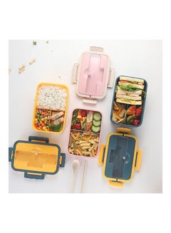 Arabest Wheat Straw Microwave Lunch Box - Green Green 12 x 20 x 7.6cm  - Image 5