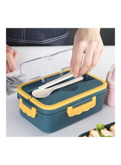 Arabest Wheat Straw Microwave Baby Lunch Box Blue 12 x 20 x 7.6cm  - Image 1