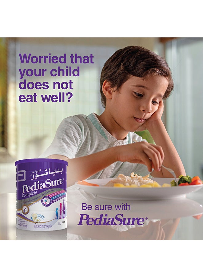 Pediasure - Complete Vanilla Milk Powder, 1-10 Years 1600grams - Image 1