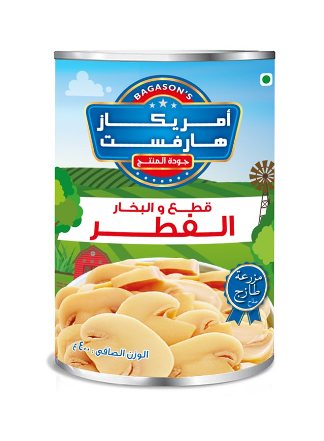 American Harvest Pieces And Stems Sliced Mushroom 400grams - Image 2