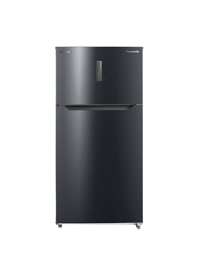 Panasonic - 833L Gross Capacity - 650L Net Capacity, Double Door Top Freezer With Nutri Tafreez Technology, External Touch Control Panel, Surround Cooling, Dual Crisper With Humidity Control with Jumbo Freezer NR-BC833VS Dark Grey - Image 1