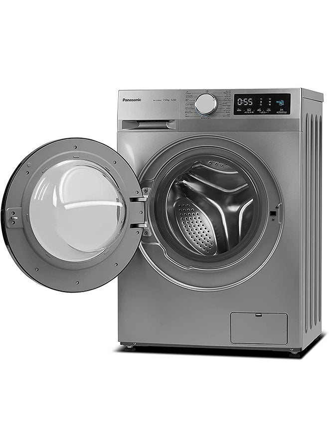 باناسونيك - غسالة تحميل أمامي 1200 دورة في الدقيقة 7 كجم 7 kg NA-127MG2 فضي - Image 1