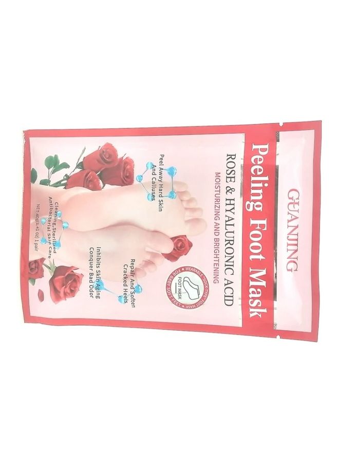 Rose & Hyaluronic Acid Peeling Foot Mask 40grams - v1646887418/N52871967A_3