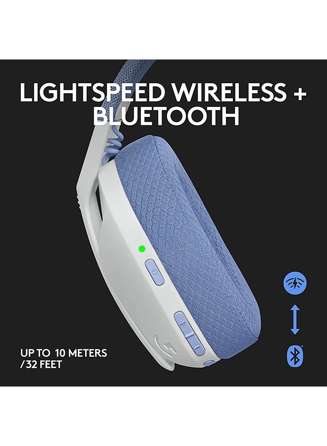 Logitech - G435 LIGHTSPEED and Bluetooth Wireless Gaming Headset - Lightweight Over-Ear Headphones, Built-In Mics, 18h Battery, Compatible With Dolby Atmos, PC, PS4, PS5, Mobile - Image 1