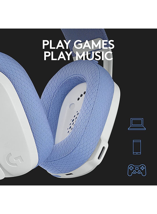 Logitech - G435 LIGHTSPEED and Bluetooth Wireless Gaming Headset - Lightweight Over-Ear Headphones, Built-In Mics, 18h Battery, Compatible With Dolby Atmos, PC, PS4, PS5, Mobile - Image 1