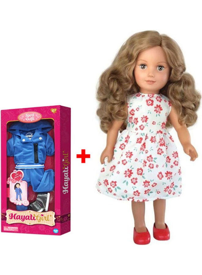 حياتي غيرل - Fab Friends Siba with Sports Outfit For Doll 18inch - Image 1