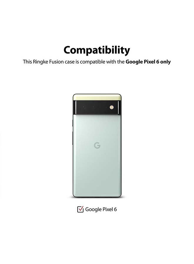 Ringke Fusion Series Heavy Duty TPU Shockproof Case Cover For Google Pixel 6 Clear - Image 2