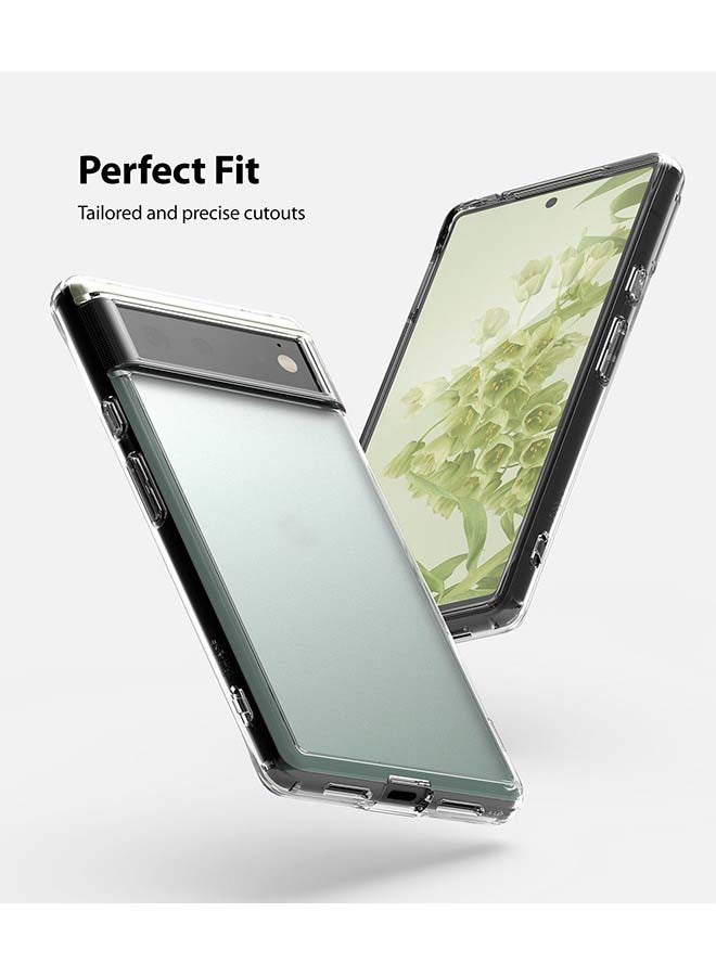 Ringke Fusion Matte Series Google Pixel 6 Case Heavy Duty TPU Shockproof Transparent - Clear - Image 5