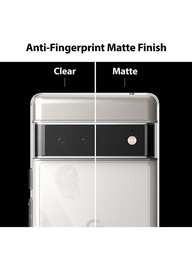 Ringke Fusion Matte Series Google Pixel 6 Pro Case Heavy Duty TPU Shockproof Transparent - Clear - Image 3