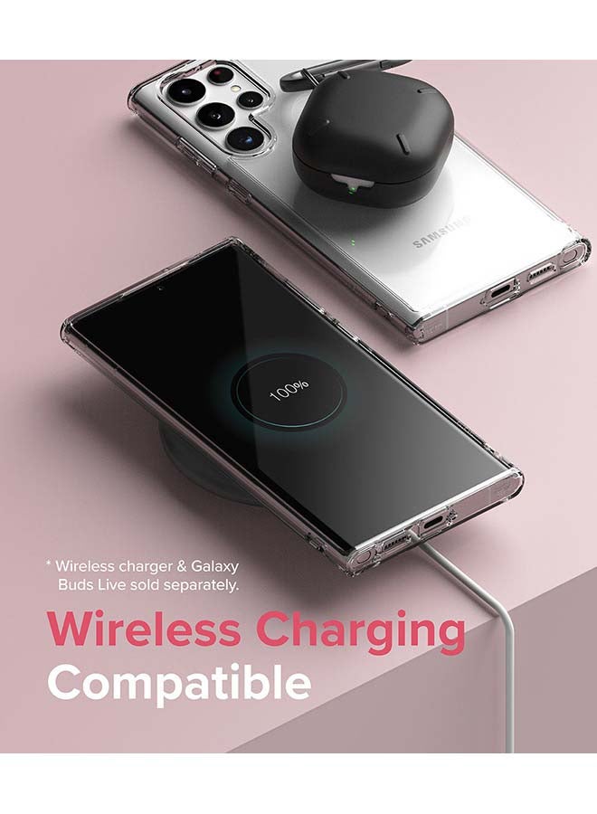 Ringke Fusion Series for Samsung S22 Ultra Case Heavy Duty TPU Shockproof Cover - Clear - Image 4