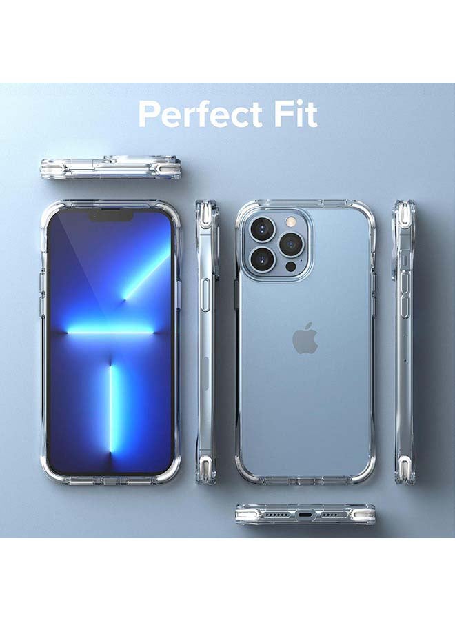 Ringke Fusion Plus Series iPhone 13 Pro Max Case Anti-Fingerprint Impact Absorption Cover - Clear & Yellow - Image 3