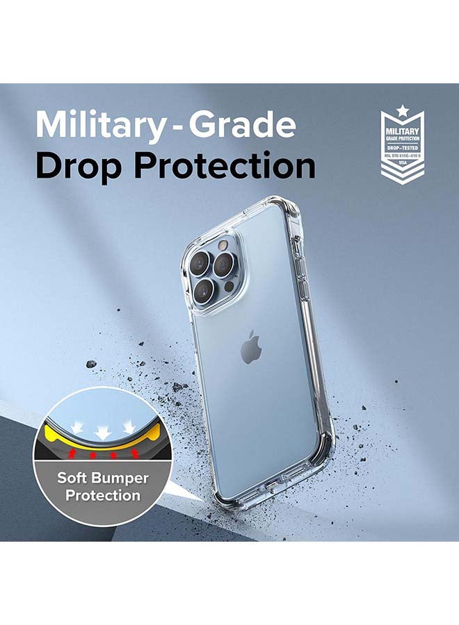 Ringke Fusion Plus Series iPhone 13 Pro Max Case Anti-Fingerprint Impact Absorption Cover - Clear & Yellow - Image 4