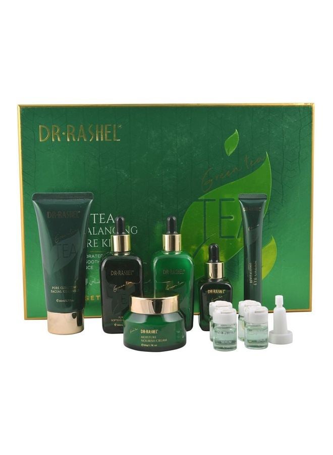 دكتور راشيل مجموعة العناية بالبشرة المتوازنة بخلاصة الشاي الأخضر، مكونة من 10 قطع - Image 2
