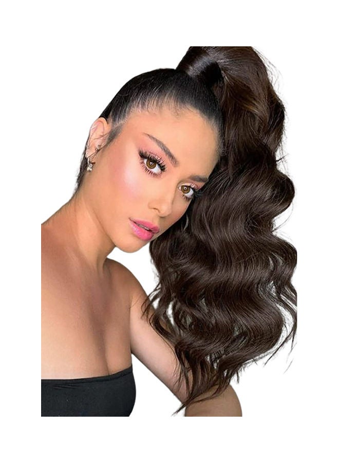 ماركة غير محددة شعر مستعار طويل مجعد، ذيل حصان كبير مموج  - Image 1