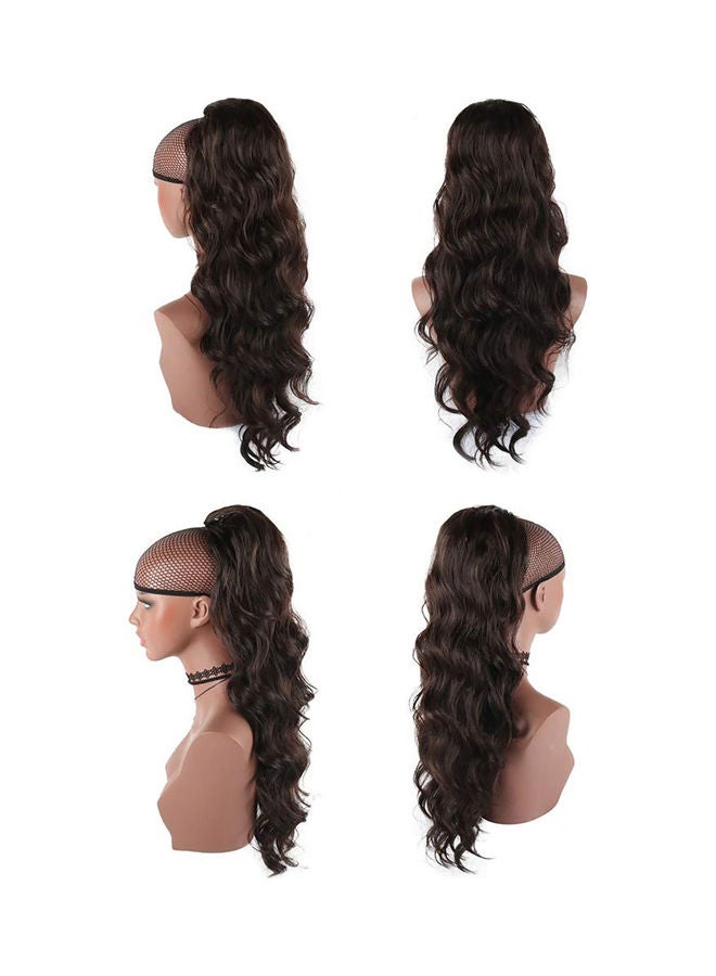 ماركة غير محددة شعر مستعار طويل مجعد، ذيل حصان كبير مموج  - Image 3