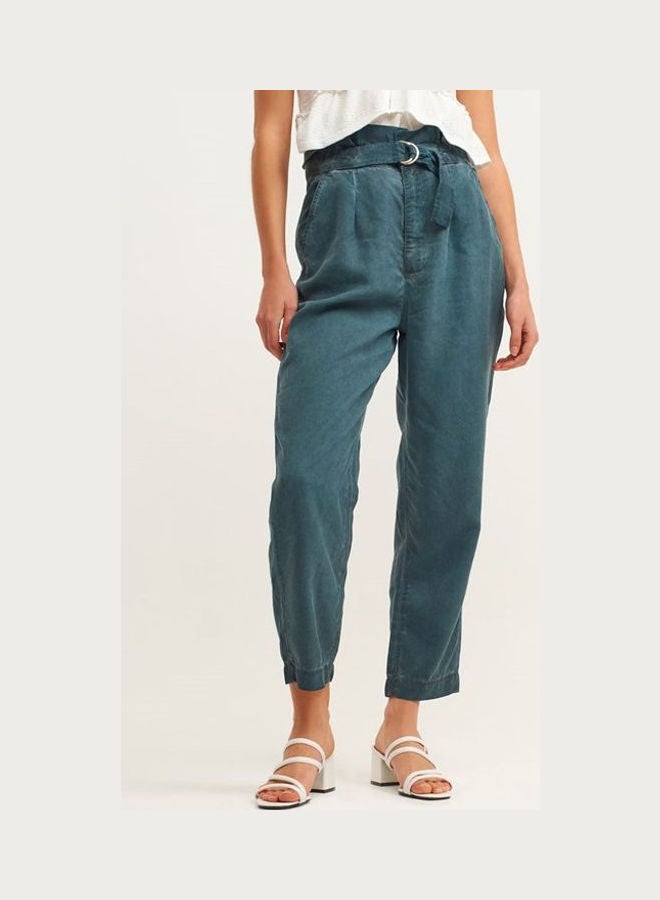 OXXO Cotton Carrot Fit Pants Green  - Image 2