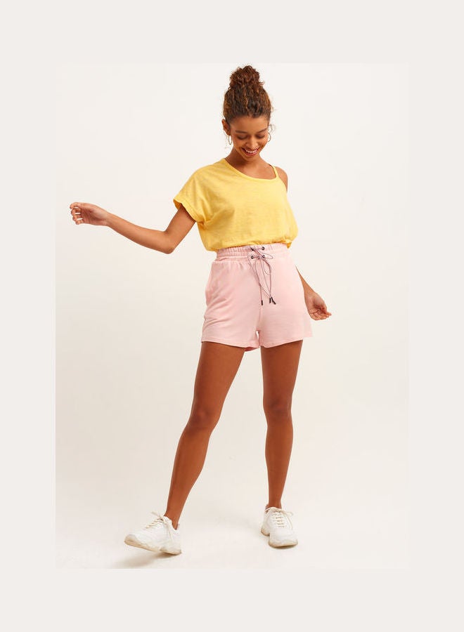 OXXO High Rise Mini Shorts Pink  - Image 1