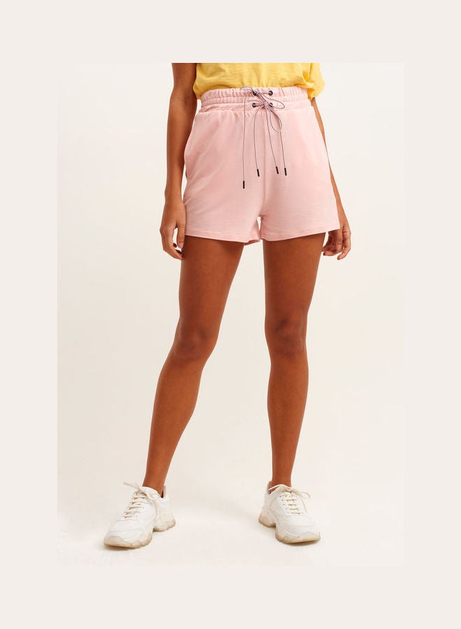 OXXO High Rise Mini Shorts Pink  - Image 2