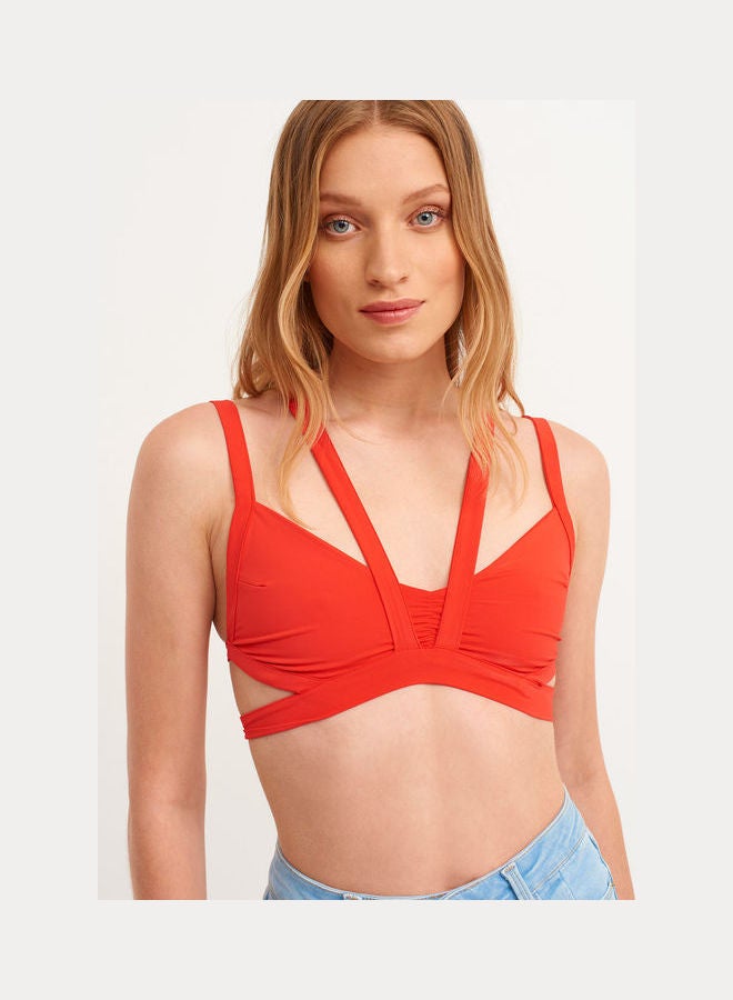 OXXO - Bustier With Lace Detail Red - Image 1