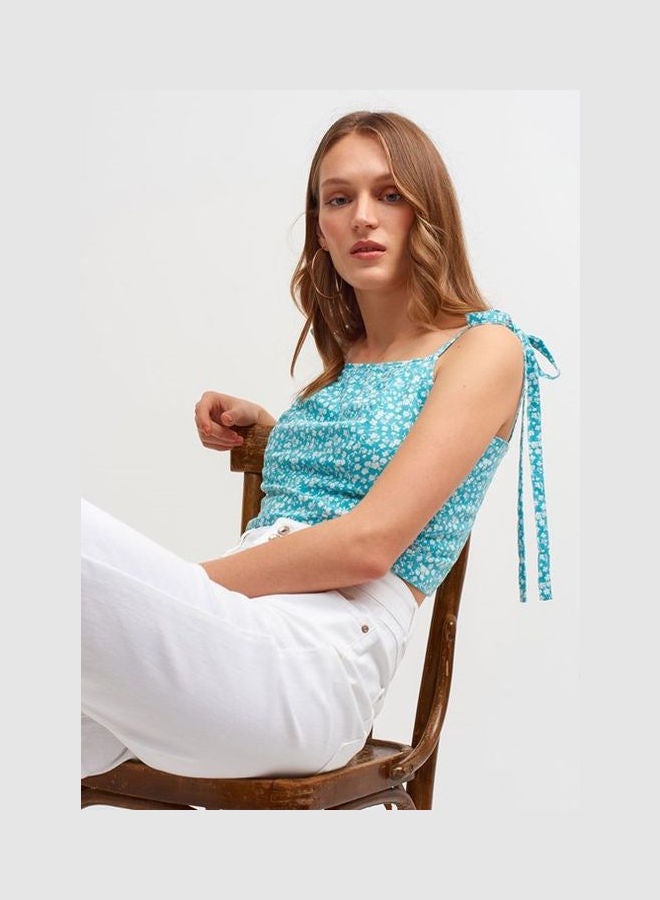 OXXO Padded Tunic With Fashionable  Details Floral Print  - Image 1