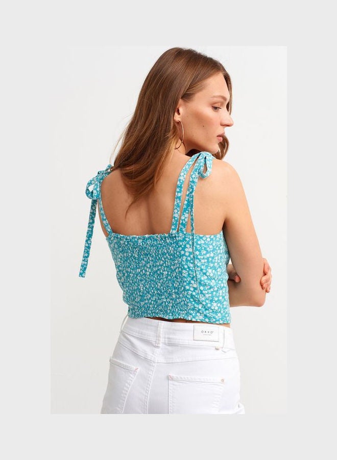 OXXO Padded Tunic With Fashionable  Details Floral Print  - Image 2