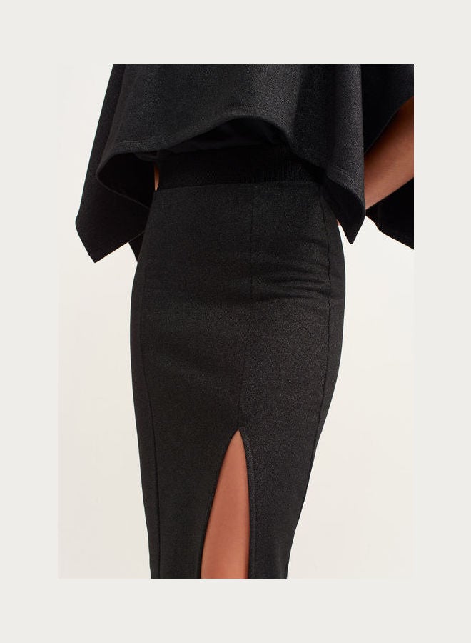 OXXO Embroidery Detailed Skirt Black  - Image 3