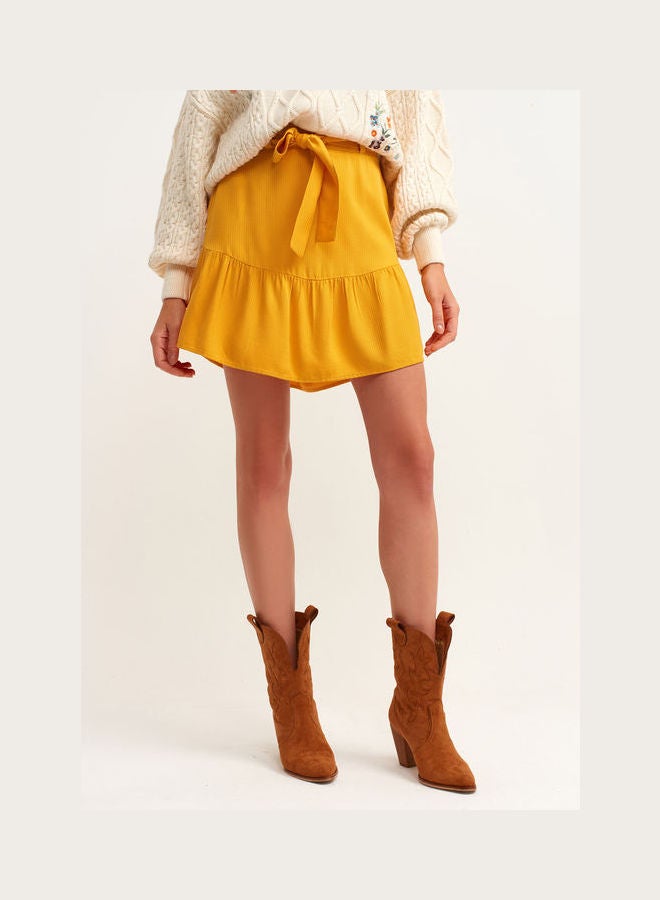 أو إكس إكس أو تنورة مربوطة بتفاصيل - Image 2