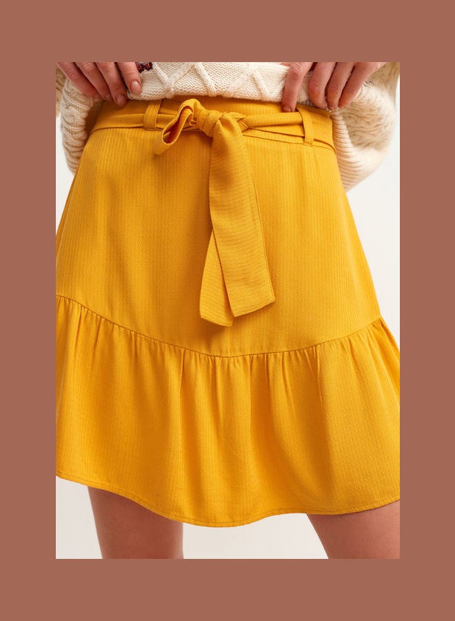 أو إكس إكس أو تنورة مربوطة بتفاصيل - Image 3