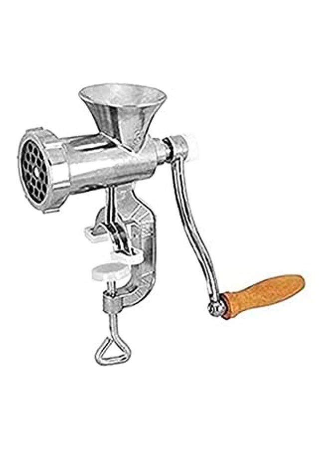 Multifunction Manual Meat Grinder No.10 Hand Blender Silver 942grams  - Image 1