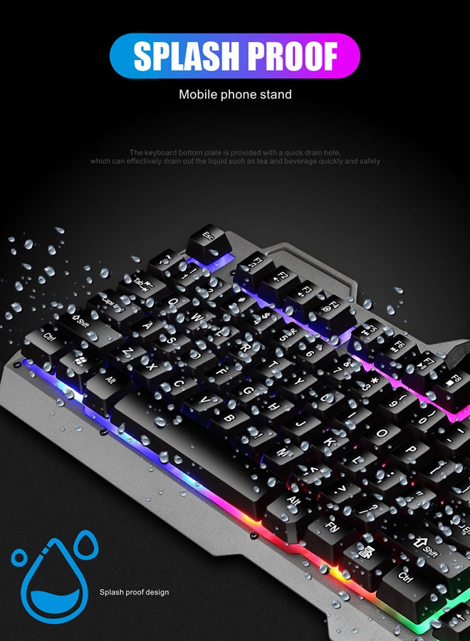 Datazone Mechanical Feel Keyboard With Optical Gaming Mouse And Mousepad/Headset - Image 2