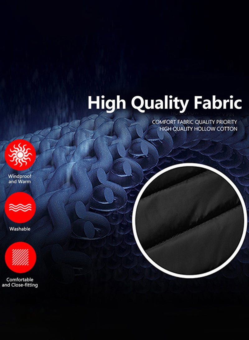 Outdoor Heating Vest USB Charge Heated Coat Electric Heating Vest Carbon Fiber Heating Clothes for Women and Men Red  - Image 1