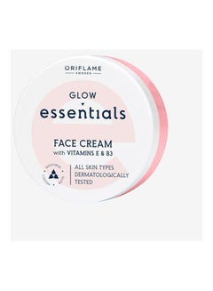 Glow Essentials Face Cream With Vitamins E And B3 White 75ml