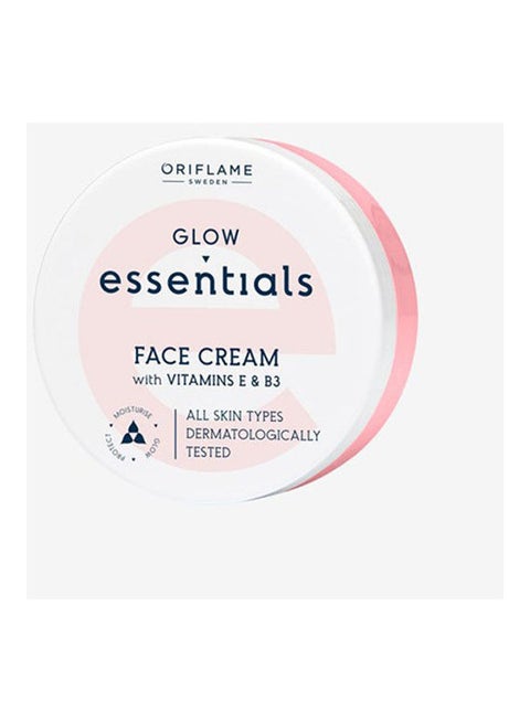 Glow Essentials Face Cream With Vitamins E And B3 White 75ml