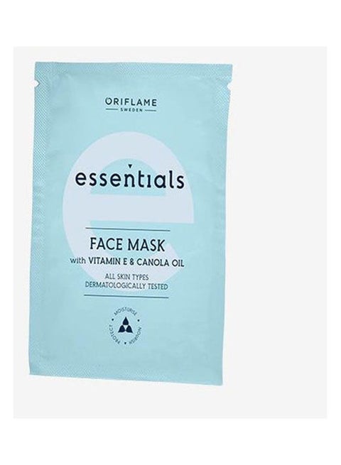 Essentials Face Mask With Vitamin E And Canola Oil Blue 10ml