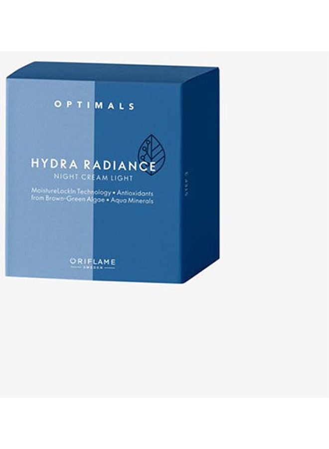 Oriflame Optimals Hydra Radiance Night Cream Light Blue 50ml - Image 2