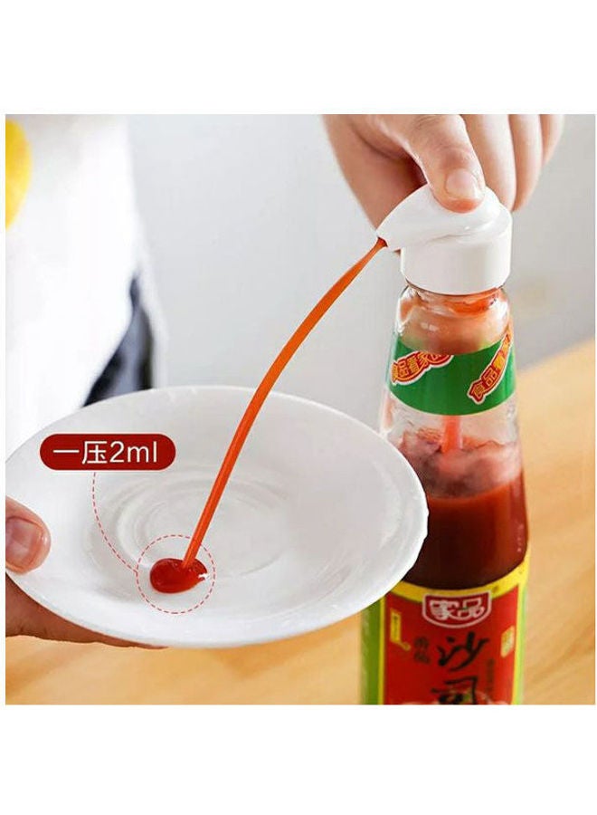 زجاجة بمضخة أبيض 40سم - Image 1