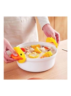 ماركة غير محددة Duck Shaped Silicone Heat Mask Yellow  - Image 1