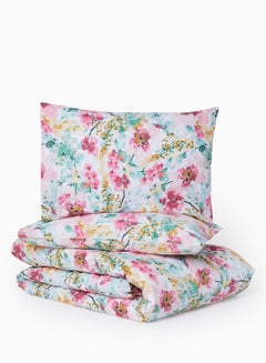 Noon East Comforter Set With Pillow Cover - For King/Super King Size Mattress - 100% Cotton Stella Percale - Sleep Well Lightweight And Warm Bed Linen - Pink 3.0meter  - Image 2