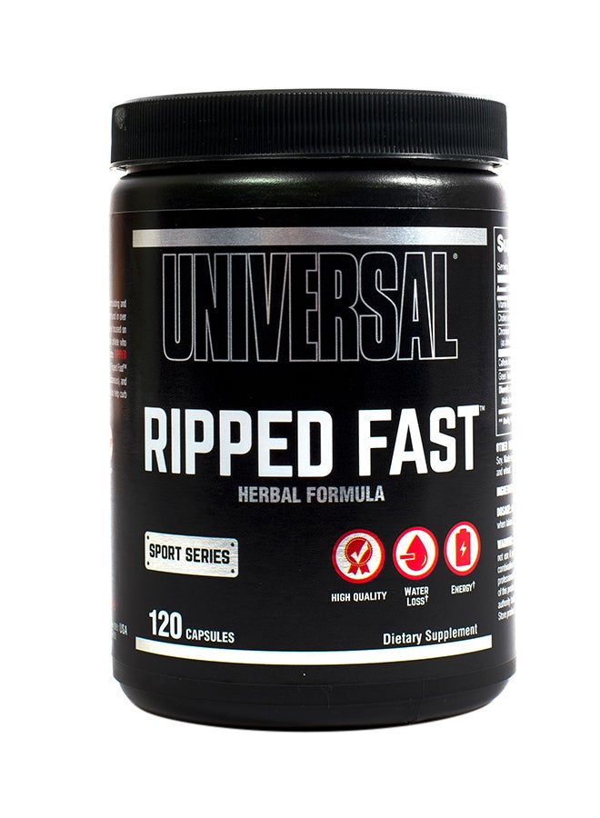 UNIVERSAL NUTRITION - Ripped Fast Diatery Supplement -120 Capsules - Image 1