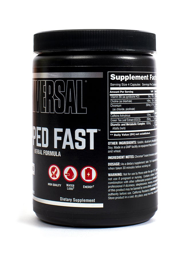 UNIVERSAL NUTRITION - Ripped Fast Diatery Supplement -120 Capsules - Image 1
